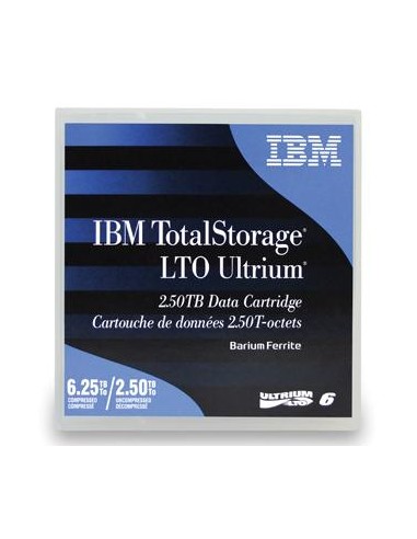 Ibm Cartucho Datos Lto Ultrium 6 885m 2,5 Tb 00v7590