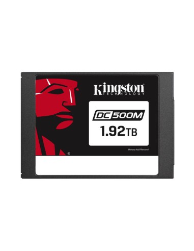 Disco Ssd Kingston 1.92tb Dc500 , 6.35 Cm (2.5") , Sata Iii, 6 Gbps, 3d Tlc Nand, 256-bit Aes, 92.34 G