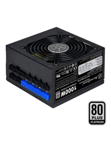 Fuente De Alimentación Silverstone Atx Psu Sst-st1000-pts, 1000w 80 Plus Platinum, 120mm, Modular