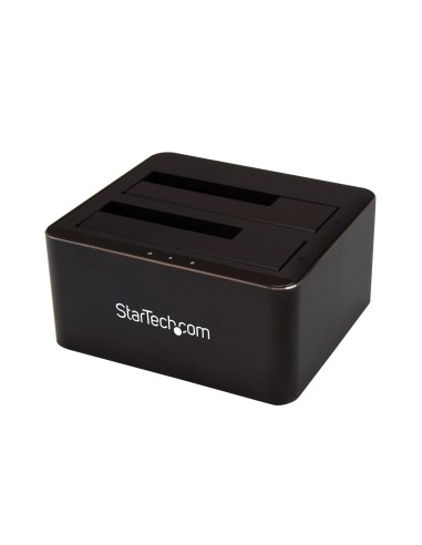 Startech.com Docking Station Usb 3.0 De 2 Bahías Sata De 2,5 O 3,5 Pulgadas Para Ssd O Disco Duro Base De Conexión Para Uni...