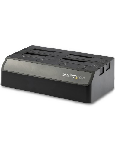 Startech.com Docking Station Usb 3.1 10gbps De 4 Bahías Sata Para Discos Duros Y Ssds De 2,5 O 3,5 Pulgadas - Base Usb-c De ...