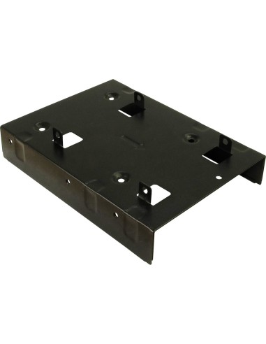 Inter-tech 88885232 Panel Bahía Disco Duro 2x 2,5" Panel Embellecedor Frontal Negro