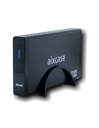 Aixcase Caja Externa Blackline Usb3.0 3.5 "8.9cm Sata Hdd Alu Aix-bl35su3