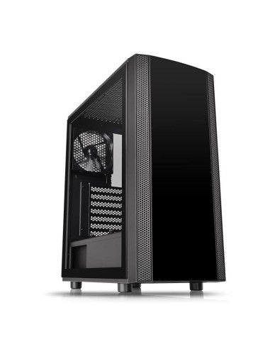 Caja Pc Thermaltake Versa J25 Tg Negro Cristal Templado