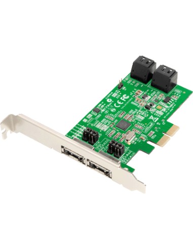 Tarjeta Pci Dawicontrol Pci-e Dc-624e Raid R2 4 Canales Sata 6g Retail