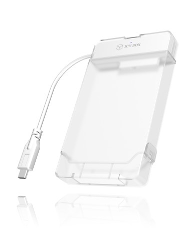 Adaptador Icybox 6,3cm Sata Ssd -  Usb 3.0 Type C (wh)