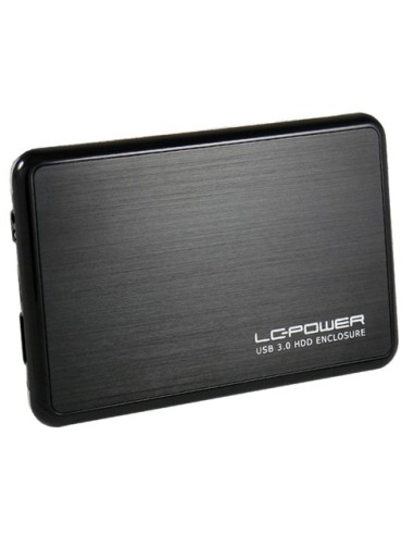 Lc-power Lc-25bub3, Caja Sata Externa De 2,5", Usb 3.0, Aluminio/negro