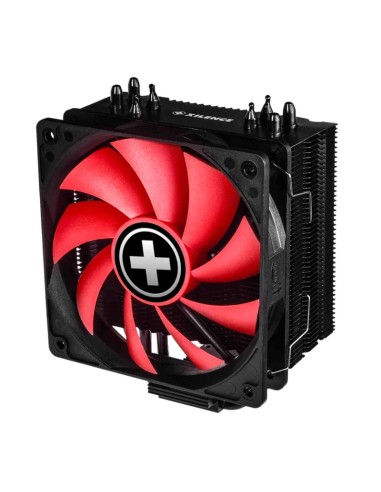 Xilence M704 Enfriador Cpu 12 Cm Negro, Rojo