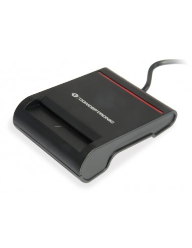 Lector De Tarjetas Externo Conceptronic Smart Id Dni Usb 2.0 Scr01b