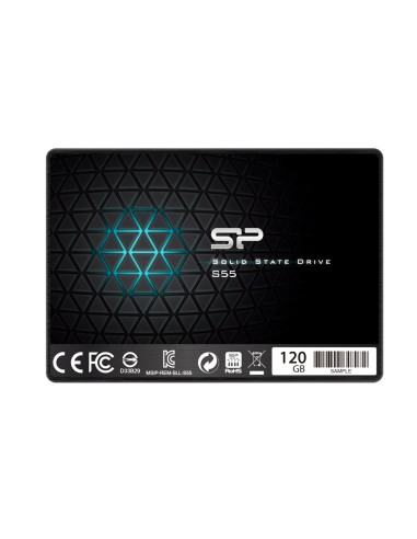 Disco Ssd Silicon Power 120gb  2,5" Sataiii S55  Black Retail