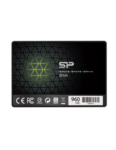 Disco Ssd Silicon Power Slim S56 120gb 2.5'', Sata Iii, 560/530 Mb/s, 3d Tlc Nand, 7mm