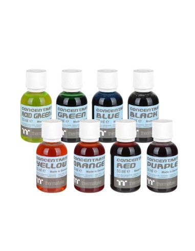 Thermaltake Premium Concentrate - Acid Green (paquete De 4 Botellas), Refrigerante