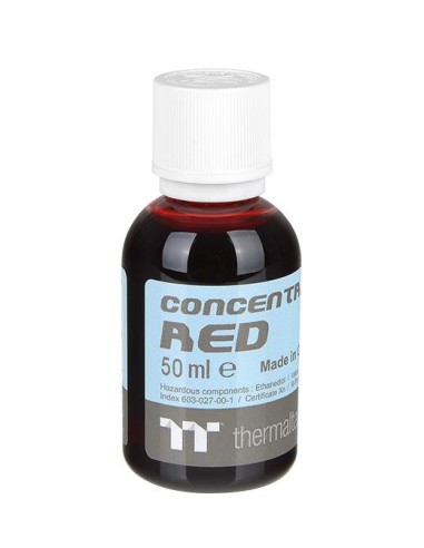 Thermaltake Premium Concentrate - Rojo (paquete De 4 Botellas), Refrigerante