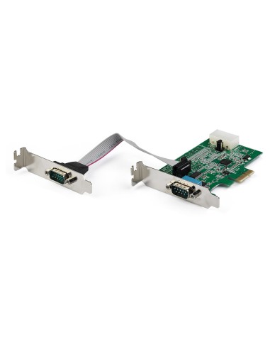 Startech.com Tarjeta Pcie Serie De 2 Puertos Rs232 Con Uart 16950 - Pci Express Serial - 921,4kbps - Compatible Con Windows Y...