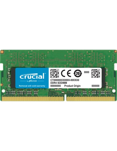 Memoria Ram Crucial Sodimm Ddr4 Para Mac 16gb 2666mt/s Pc4-21300 Cl19 Dr X8 Unbuffered 260pin For Mac