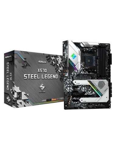 Placa Base Asrock X570 Steel Legend, Amd Am4 X570/4ddr4/8sata3