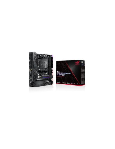 Placa Base Asus Am4 Rog Crosshair Viii Impact M-dtx/2xddr4/4xsata6/1xusb-c/1xusb2.0/1xusb 3.2 90mb11q0-m0eay0