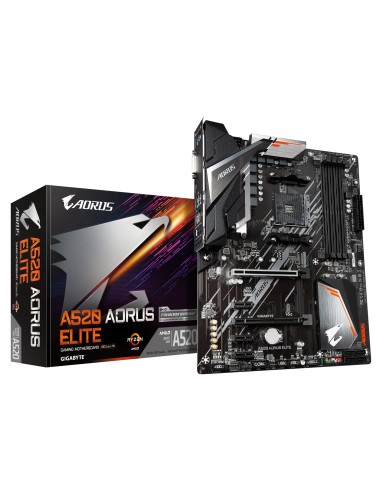 Placa Base Gigabyte Am4 A520 Aorus Elite Atx/4xddr4/4xsata6/1xusb 3.2/2xusb 2.0 Gaa52aelt-00-g