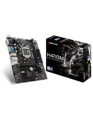 Placa Base Biostar H410mhg S1200 Intel H410 2xddr4 Glan Matx M.2 Hdmi