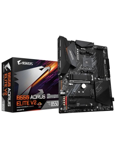 Placa Base Gigabyte B550 Aorus Elite V2 Am4 Ddr4 2xm.2 4xsata Hdmi Atx Mb