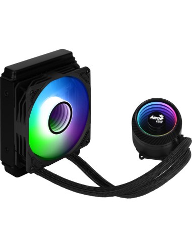 Sistema De Refrigeración Líquida Aerocool Mirage L120 Iluminación Rgb Bloque Cobre / Radiador Aluminio Socket Intel/amd Se...