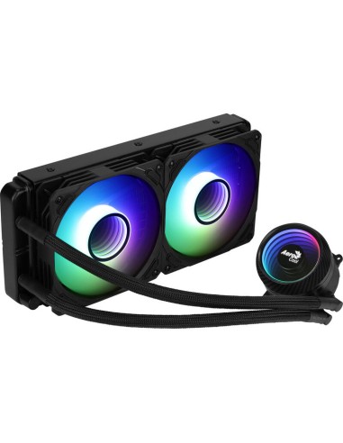 Sistema De Refrigeración Líquida Aerocool Mirage L240 Iluminación Rgb Bloque Cobre / Radiador Aluminio Socket Intel/amd Se...