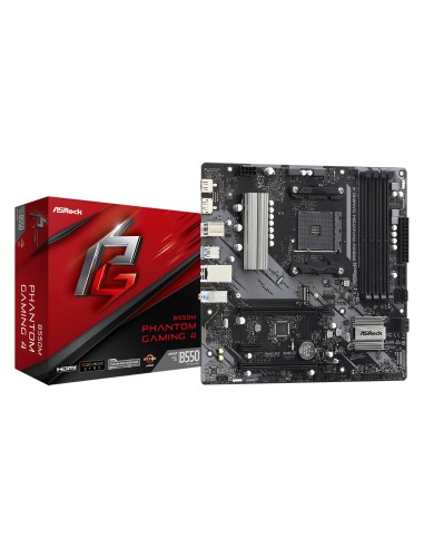 Placa Base Asrock B550 Phantom Gaming 4 Socket Am4 Atx Amd B550