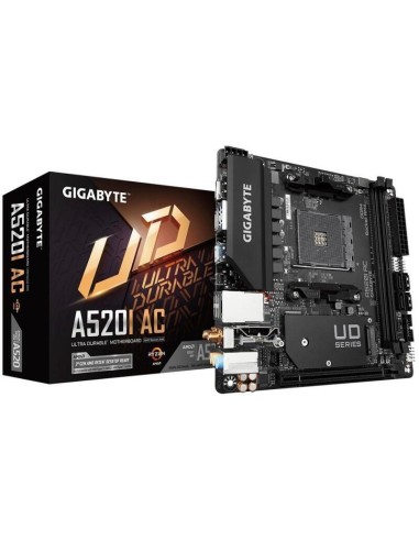 Placa Base Gigabyte A520i Ac Socket Am4 Amd A520 Ddr4 Micro Itx