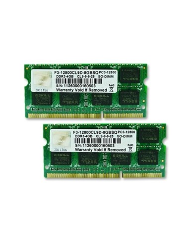Memoria Ram G.skill 8gb Ddr3-1600 Sq So-dimm 2 X 4 Gb 1600 Mhz