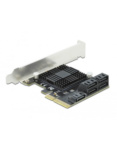 Delock Tarjeta Pci Express X4 -   5 Puertos Sata Low Profile