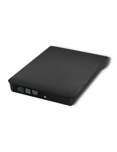 Grabadora Dvd-rw Externa Qoltec  Usb 3.0  Negro