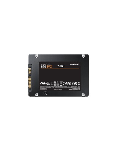 Disco Ssd Samsung 250gb 2.5" 870 Evo Sata Iii  560mb/s Read 530mb/s Write