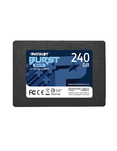 Disco Ssd Patriot 240gb 2,5" Burst Elite  (6,4cm) Sata-600