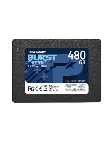 Disco Ssd Patriot 480gb 2,5" Burst Elite  (6,4cm) Sata-600