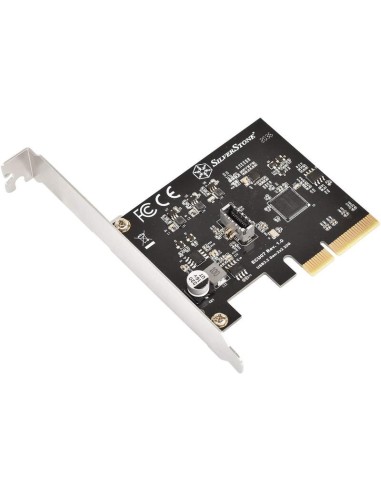 Silverstone Ecu07, Tarjeta Superspeed-20gbps Interno Usb 3.2 Tipo C-key-a-gen-2x2-pcie Sst-ecu07