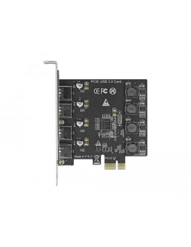 Delock Tarjeta Pci Express X1 -  A 4 X Usb Typ-a Hembra