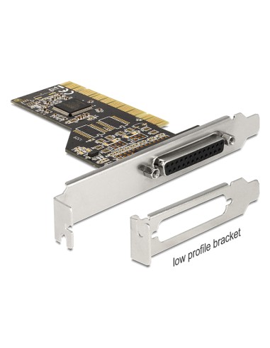 Delock 89362 Tarjeta Pci 1x D-sub25 Ext + Lowprofile