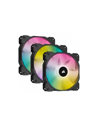 Corsair Sp120 Rgb Elite 120mm Rgb Led Fan With Airguide Triple Pack