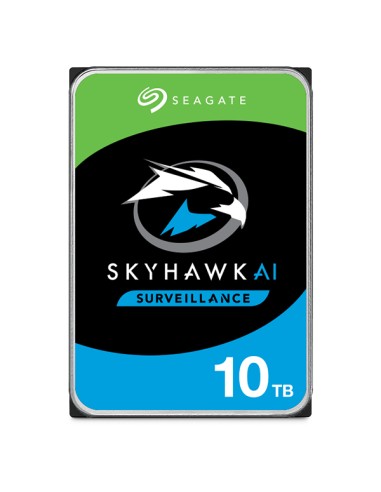 Disco Seagate Surveillance Ai Skyhawk 10tb Hdd Sata 6gb/s 256mb Cache 8.9cm 3.5inch Blk