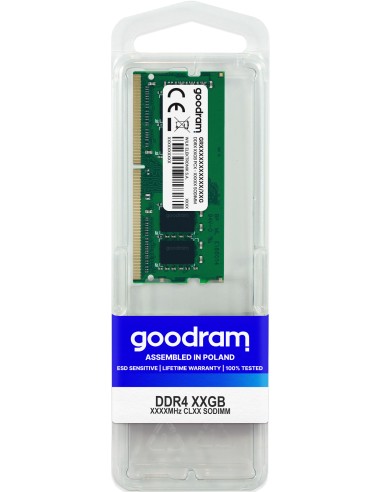 Memoria Ram Goodram Gr2666s464l19s/4g (ddr4 So-dimm  1 X 4 Gb  2666 Mhz  15)