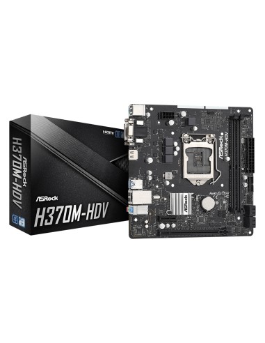 Placa Base Asrock 1151-9g H370m-hdv M-atx/2xddr4/4xsata6/1xusb+1xusb3.0 90-mxbf40-a0uayz