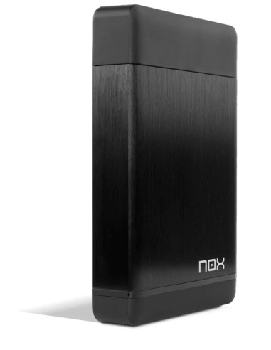 Nox Caja Externa 3.5" Usb 3.0 Lite 3.5 Negro Incluye Adaptador Corriente Nxlitehdd35