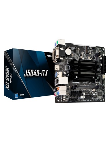 Placa Base Asrock J5040-itx Intel J5005 Cpu M-itx Dvi/hdmi Ddr4 Retail