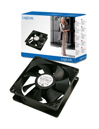 Logilink Pc Case Cooler Ventilador 8x8 Negro