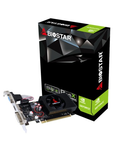 Vga Biostar Geforce Gt730 Lp 4gb Ddr3 700 Mhz Pci 2.0 Hdmi Dvi Vga Compatible Perfil Bajo