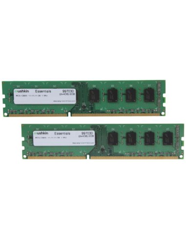 Memoria Ram Mushkin Essentials Dimm 8gb Ddr3 2 X 4 Gb 1600 Mhz