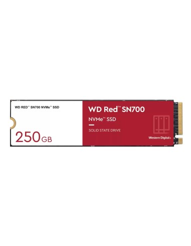 Disco Ssd Western Digital Red Nvme 250gb Pcie Sn700, Geb3 8gb/s, (r:3100/w:1600 Mb/s) Tbw 500