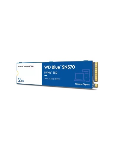 Disco Ssd Western Digital 2tb M.2 2280 Sn570 Blue Read/write: 3500/3000,iops 450t/460t