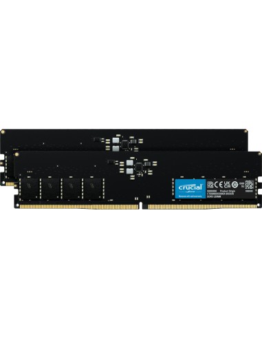 Memoria Ram Crucial Ddr5 64 Gb (2 X 32 Gb) 4800 Mhz Cl40 Ct2k32g48c40u5