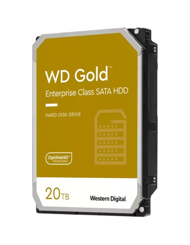 Disco Western Digital Gold 20tb Hdd 7200rpm 6gb/s Sata 512mb Cache 3.5" Wd201kryz